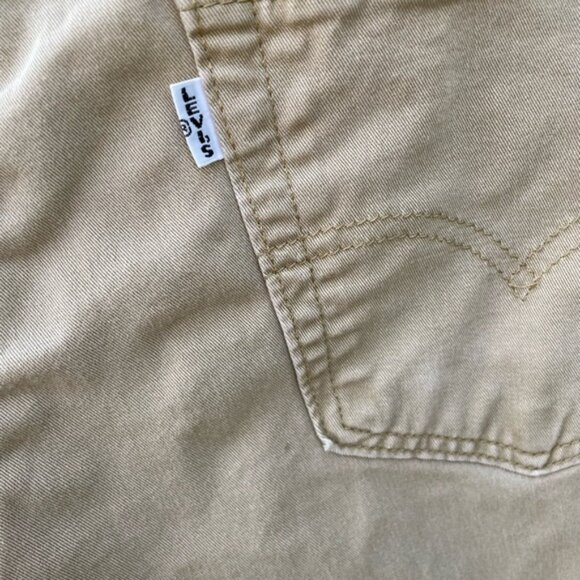 Levis Jeans Men's 511 Button Fly Straight Leg Khaki Denim 33x34 - Picture 10 of 12
